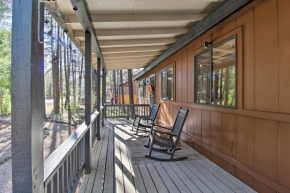 Pinetop Cabin Rental with Fireplace, Deck, and Grill